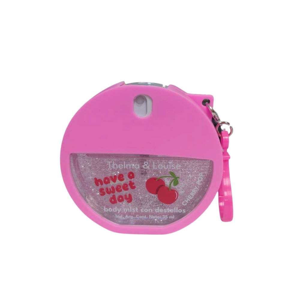 BODY MIST FRAGANCIA CON BRILLO Y LLAVERO TYL
