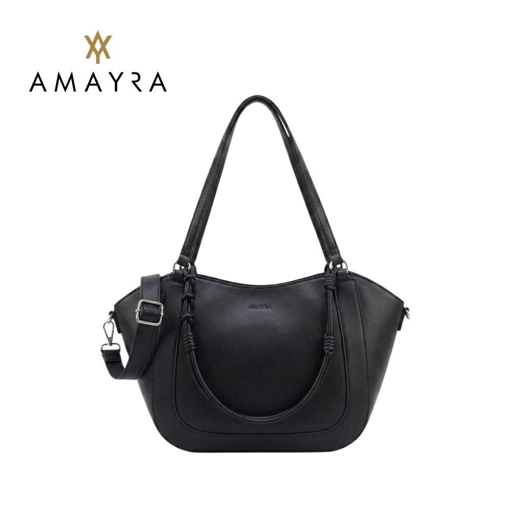 CARTERA TOTE HOBO CON DETALLES DE NUDOS AMAYRA