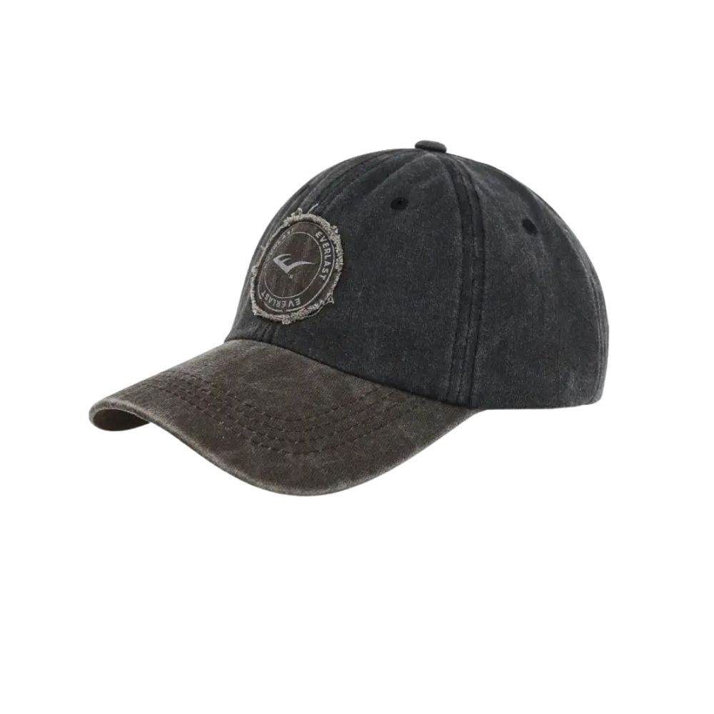 GORRA CAP GABARDINA GASTADA CON PARCHE VINTAGE  EVERLAST