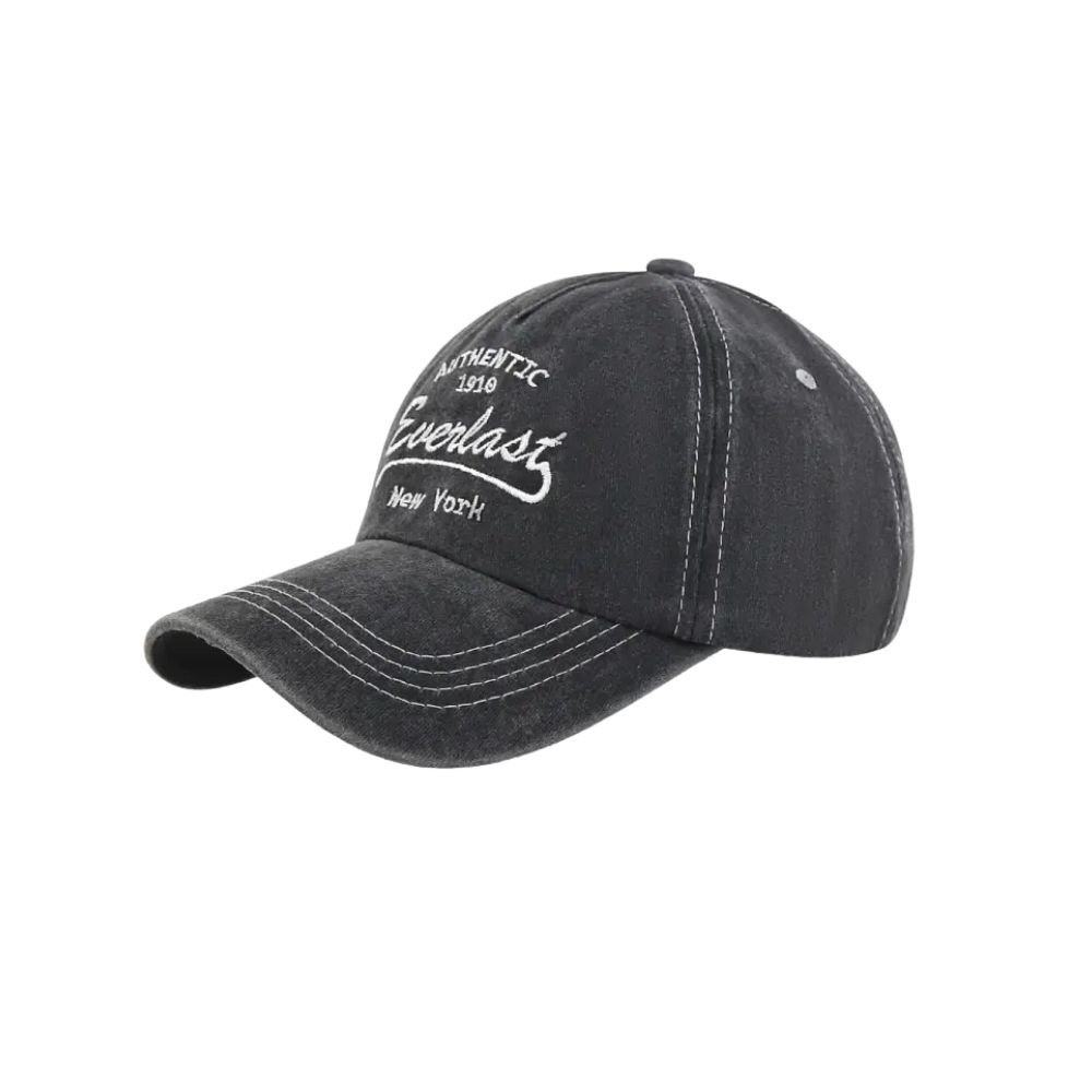 GORRA CAP GABARDINA WASHED BORDADO "NEW YORK"EVERLAST