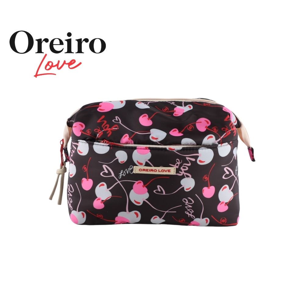 PORTACOSMETICO CON BOLSILLO FRONTAL OREIRO LOVE
