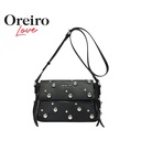 CARTERA BANDOLERA CON TACHAS OREIRO LOVE