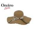 CAPELINA RAFIA CINTA CON LOGO OREIRO LOVE