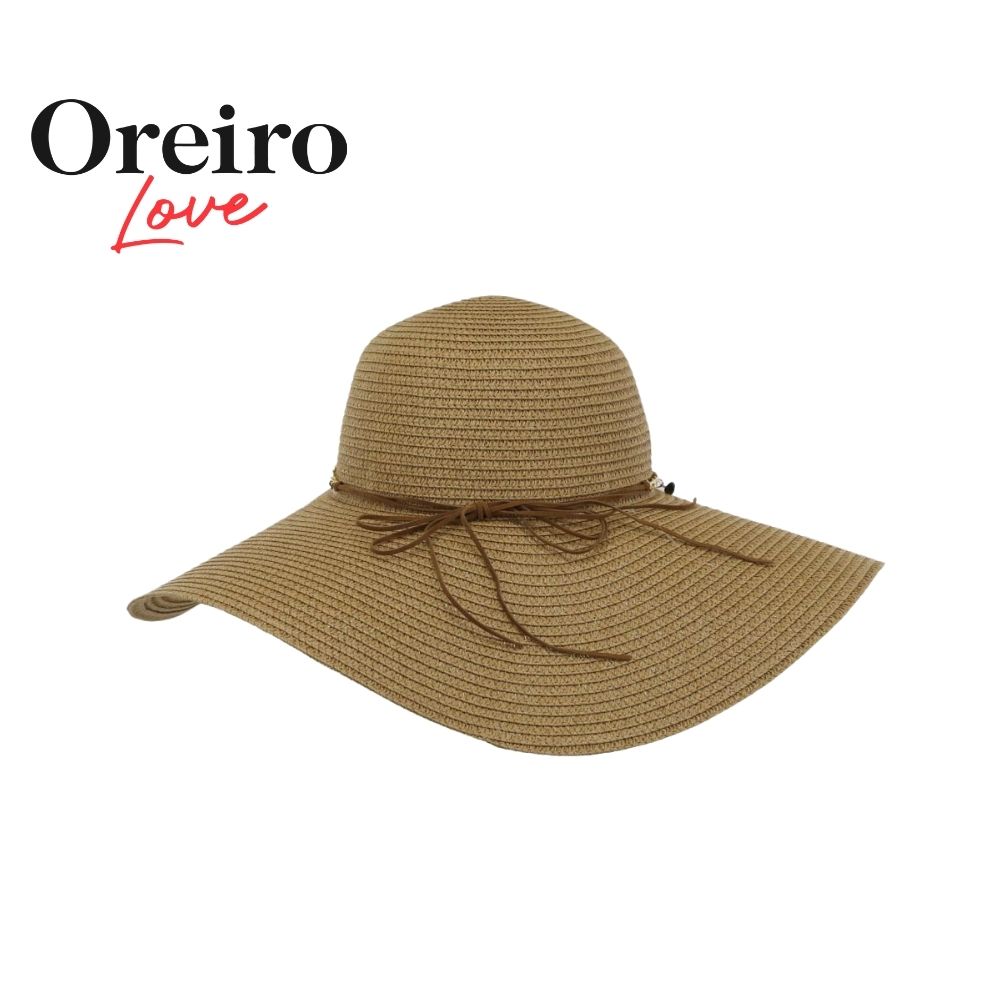 CAPELINA RAFIA CORDON FINO Y MOÑO OREIRO LOVE