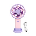 VENTILADOR PORTATIL RECARGABLE CON BASE DE APOYO