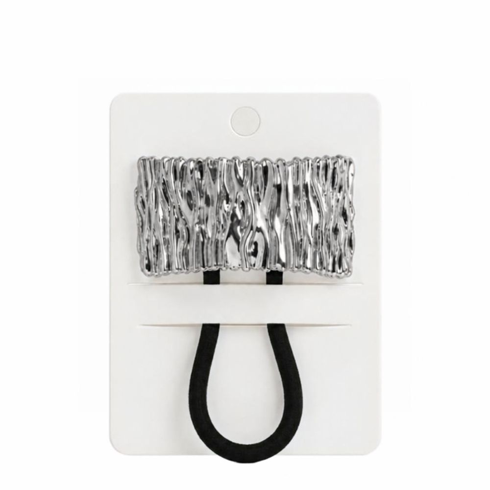 COLITA DE PELO CON APLIQUE RECTANGULAR