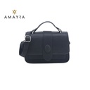 CARTERA BANDOLERA CON SOLAPA FRONTAL ELEGANTE AMAYRA
