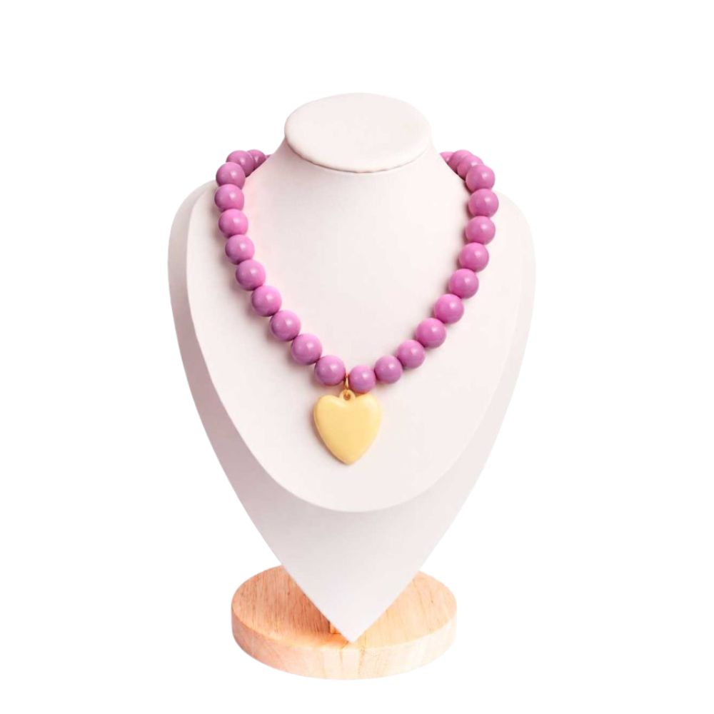 COLLAR CHICLE MEDIANO N°14 CON DIJE CORAZÓN