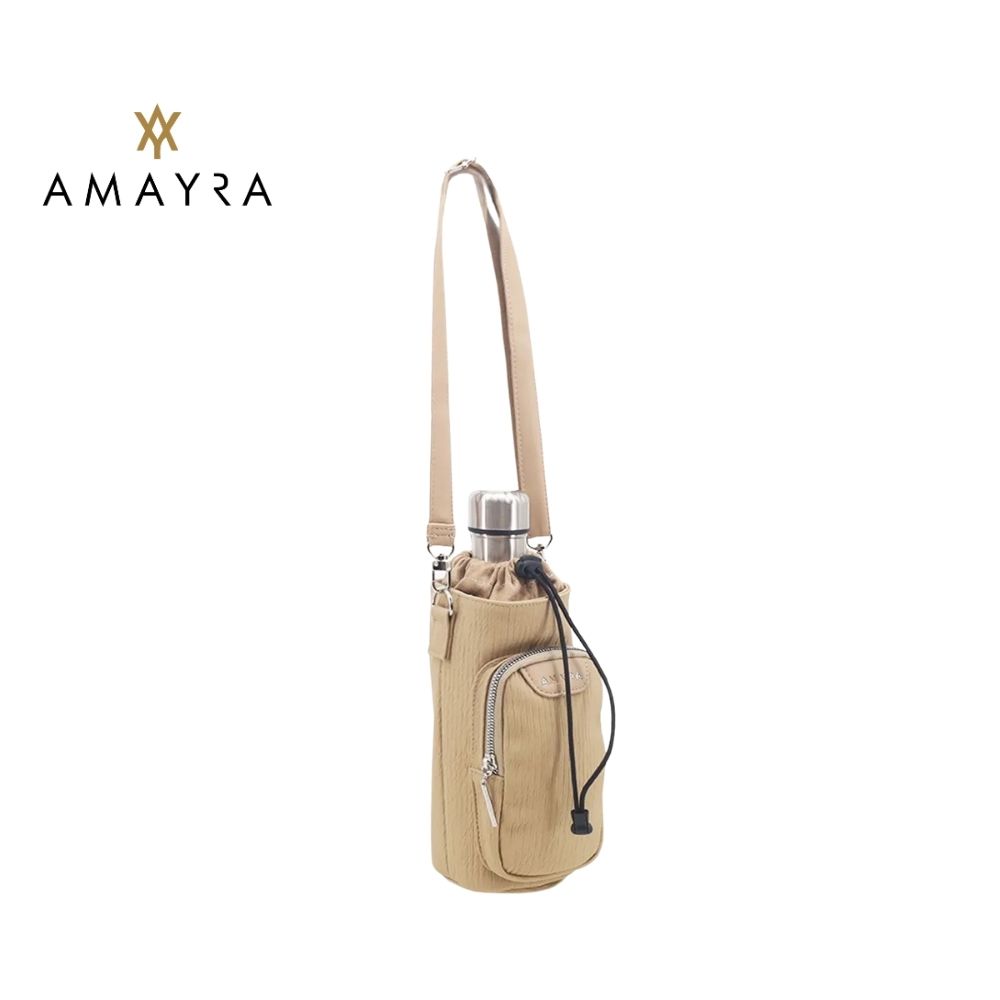 PORTABOTELLA AMAYRA CON BOLSILLO FRONTAL