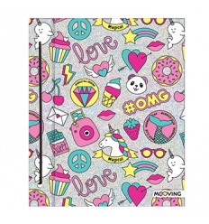 CARPETA NRO 3 CON CORDON KAWAII