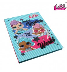 [27277] CUADERNO 16x21CM TAPA DURA COSIDO 48 HOJAS LOL