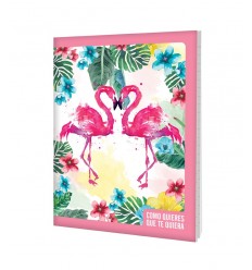 [4534] CUADERNO 16X21CM FLAMENCO MOOVING