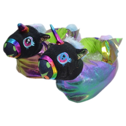 [28414] PANTUFLONES UNICORNIO CON ALAS TALLE 1 33-34