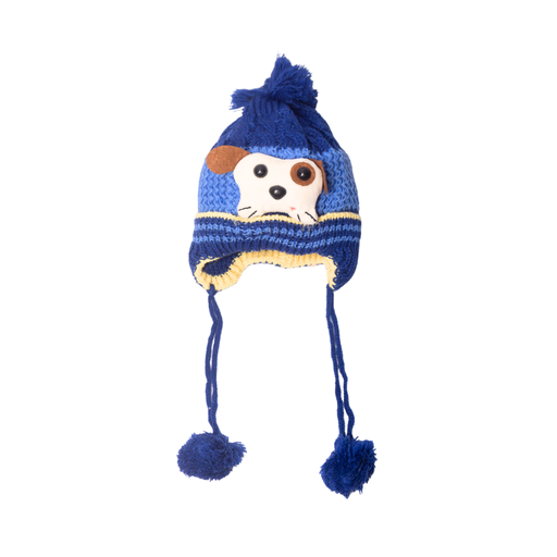 [32308] GORRO COYA PERRITO INFANTIL 2 A 4 AÑOS INTERIOR DE POLAR