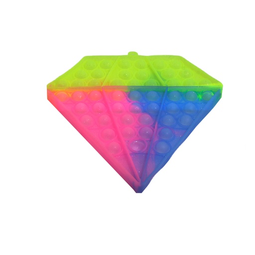 [34657] POP IT DIAMANTE TRICOLOR 16x18cm