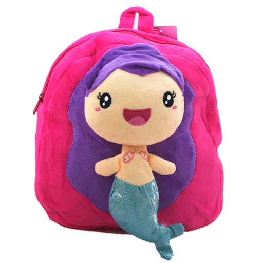 MOCHILA 12" PELUCHE SIRENA