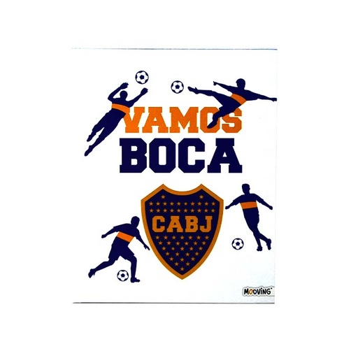 [35410] CUADERNO 19X24CM TAPA DURA 48HJS BOCA JR