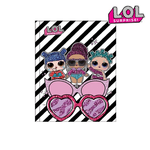 [35411] CUADERNO 19X24CM TAPA DURA 48HJS LOL