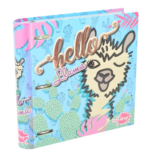 [35530] CARPETA 3 ANILLOS CACTUS Y LLAMA