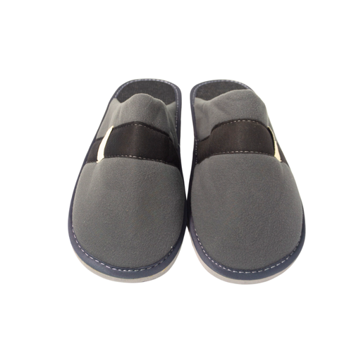 [36357] PANTUFLAS HOMBRE CINTA CUERO PU