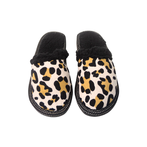 [40938] PANTUFLA ESTAMPADA CON CORDERITO 39-40