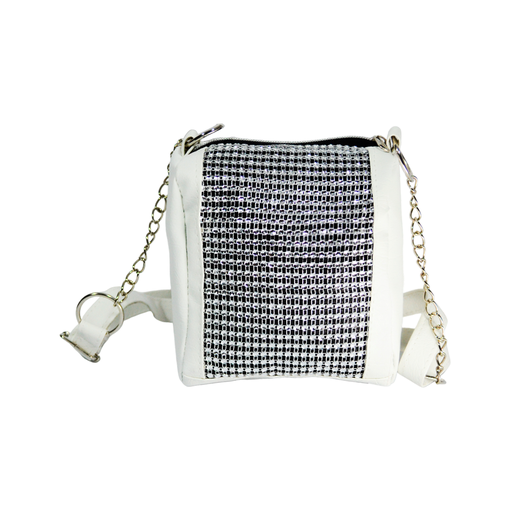 [42477] BANDOLERA BAGS DOBLE  STRASS CON CADENA
