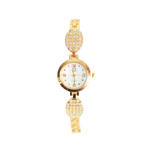 [42492] RELOJ CON MALLA METALICA + STRASS