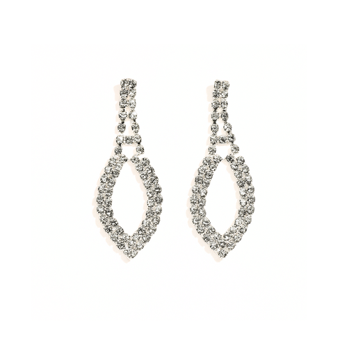 [42529] AROS COLGANTES CON STRASS GOTA