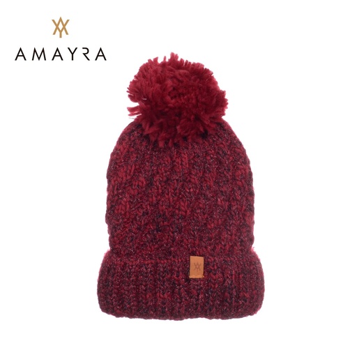 [43623] GORRO AMAYRA CON POMPON