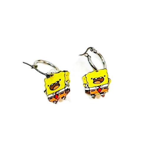 [44866-2] AROS CON DIJE ACRILICO BOB ESPONJA