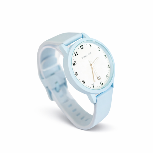 [45687] RELOJ CIRCULAR MALLA SILICONA