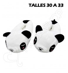 [17695] PANTUFLAS PANDA TALLES INFANTIL