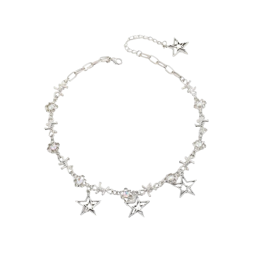 [47360] COLLAR CON DIJES DE ESTRELLAS