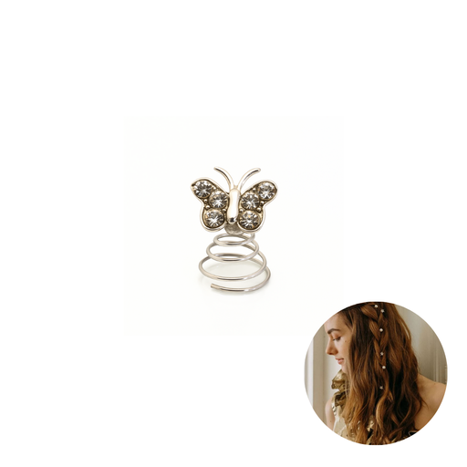 [20139] HORQUILLA EN ESPIRAL CON STRASS X2