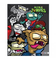 [21710] CUADERNO 19X24CM TAPA DURA 48 HOJAS COSIDO ULTRA ZOMBIES