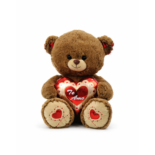 [47502] PELUCHE OSO CON CORAZON TE AMO