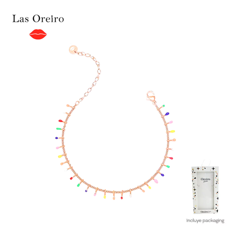 [47603] PULSERA LAS OREIRO COLORES  CON PACKAGING