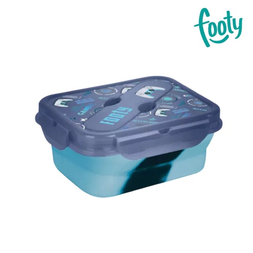 [47802] LUNCHERA FOOTY CON CUBIERTOS