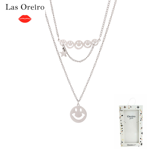 [47919] COLLAR LAS OREIRO CARITA CON PACKAGING
