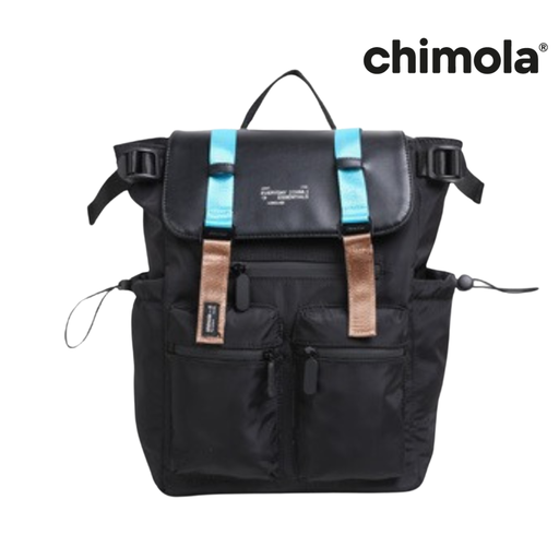 MOCHILA TRES BOLSILLOS FRONTALES CHIMOLA
