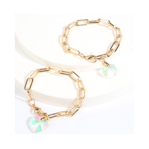 [48070] PULSERA DIJE TORNASOLADO