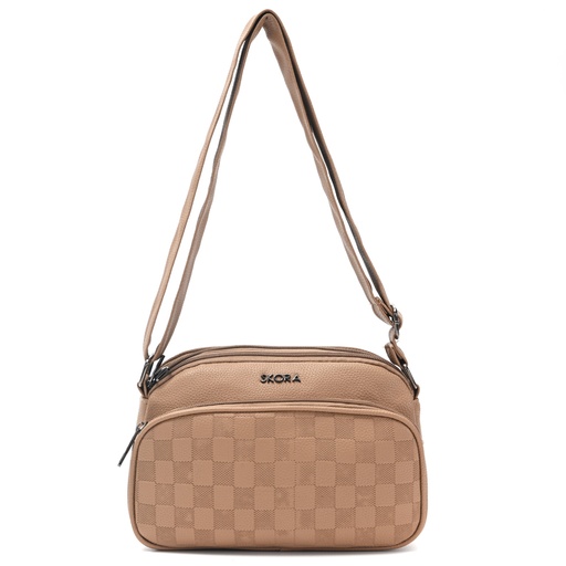 [48105] BANDOLERA CON BOLSILLO FRONTAL GRABADO