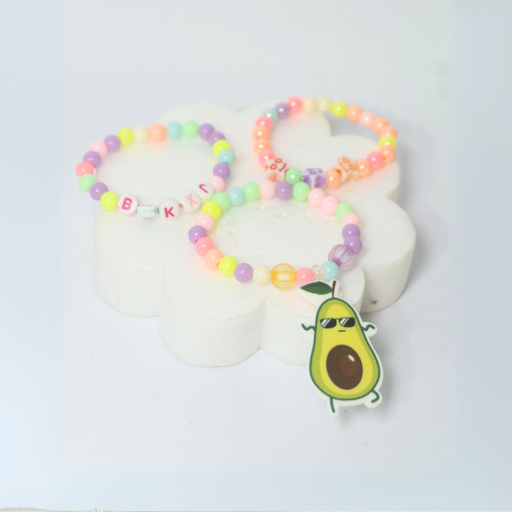 [48246] SET DE PULSERAS MOSTACILLAS COLORES