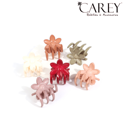 BROCHE CAREY FLOR GRANDE