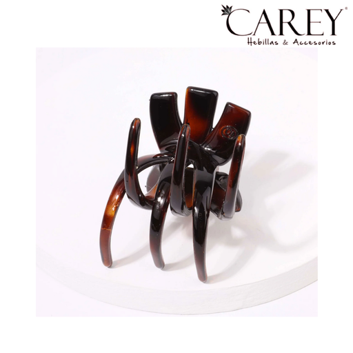 [48390] BROCHE CAREY 3 DIENTES PATA DE GALLO