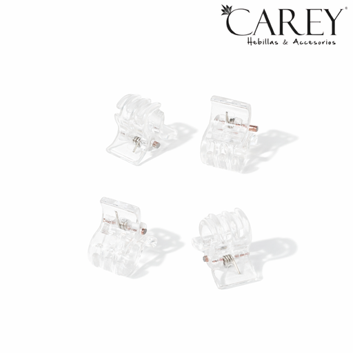[48396] BROCHE PINZA TRANSPARENTE CAREY