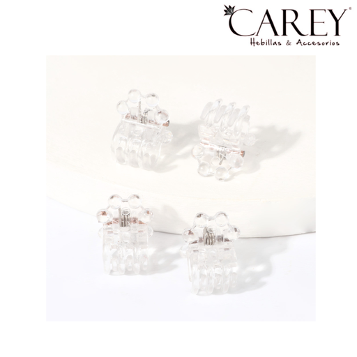 [48398] BROCHE CAREY MINI TRANSPARENTE
