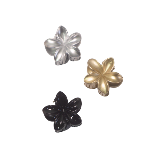 [48447] SET BROCHES X3 FLOR METALIZADAS