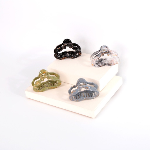 BROCHE FORMA ONDAS CON DORADO