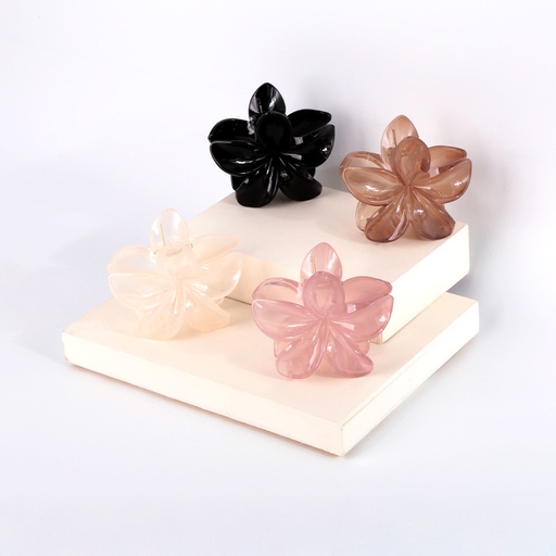BROCHE FLOR COLOR LISO